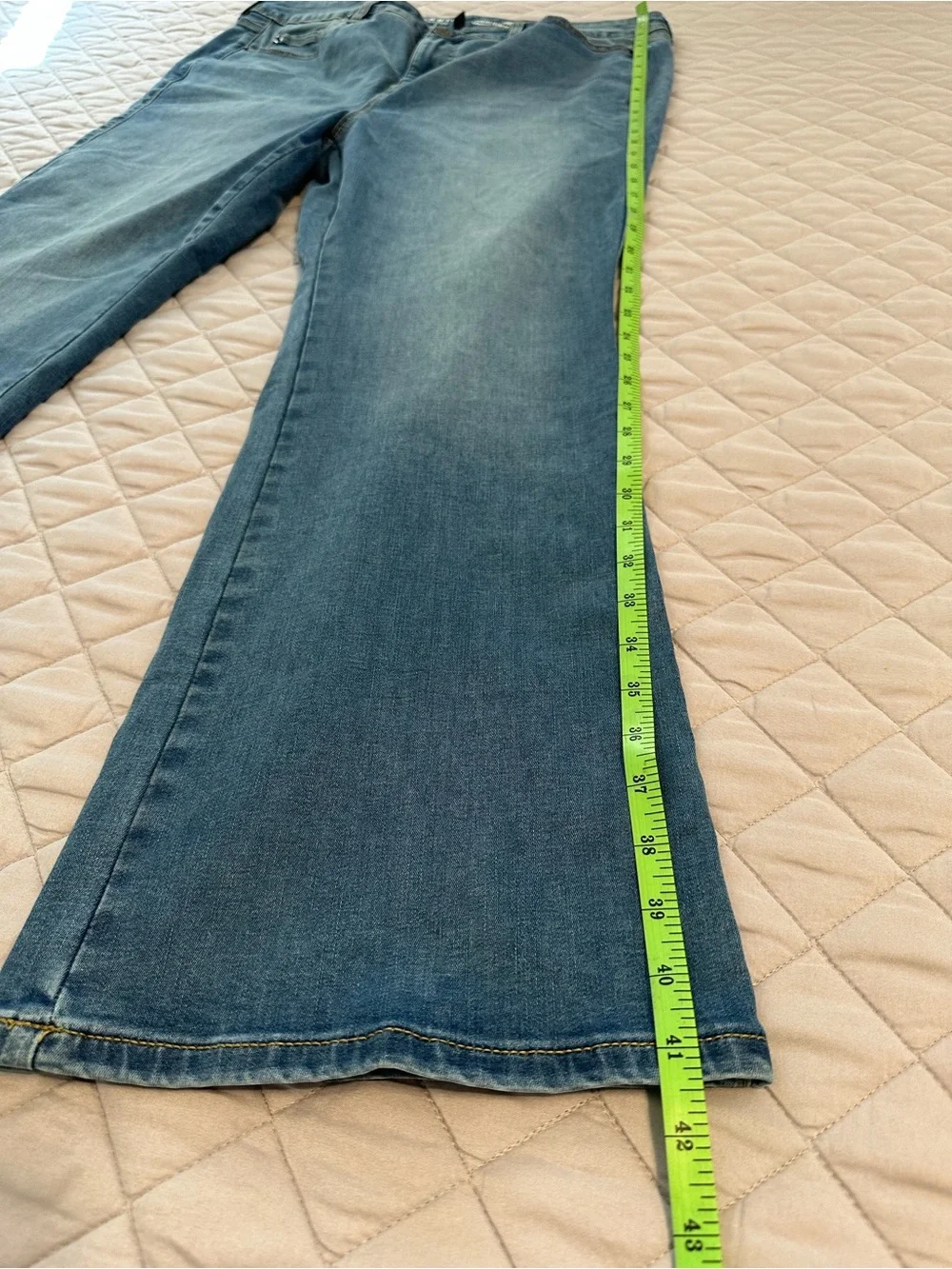 Torrid Trio Fit Slim Boot Limitless Stretch Mid-Blue Straight Jeans - 16-20
